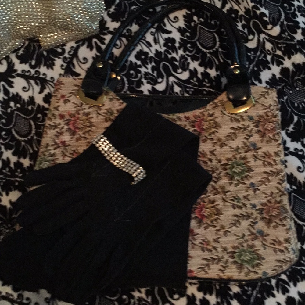 Bag vintage tapestry